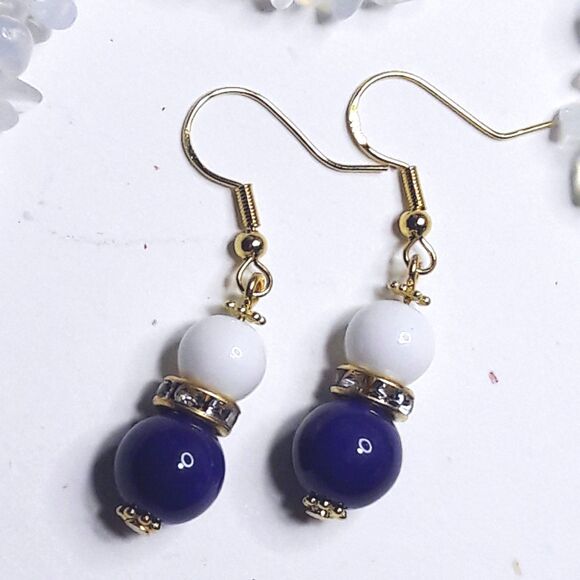Artisan earrings  531# NEW bohemian Purple earrings regency dangle earrings colo - Picture 1 of 6